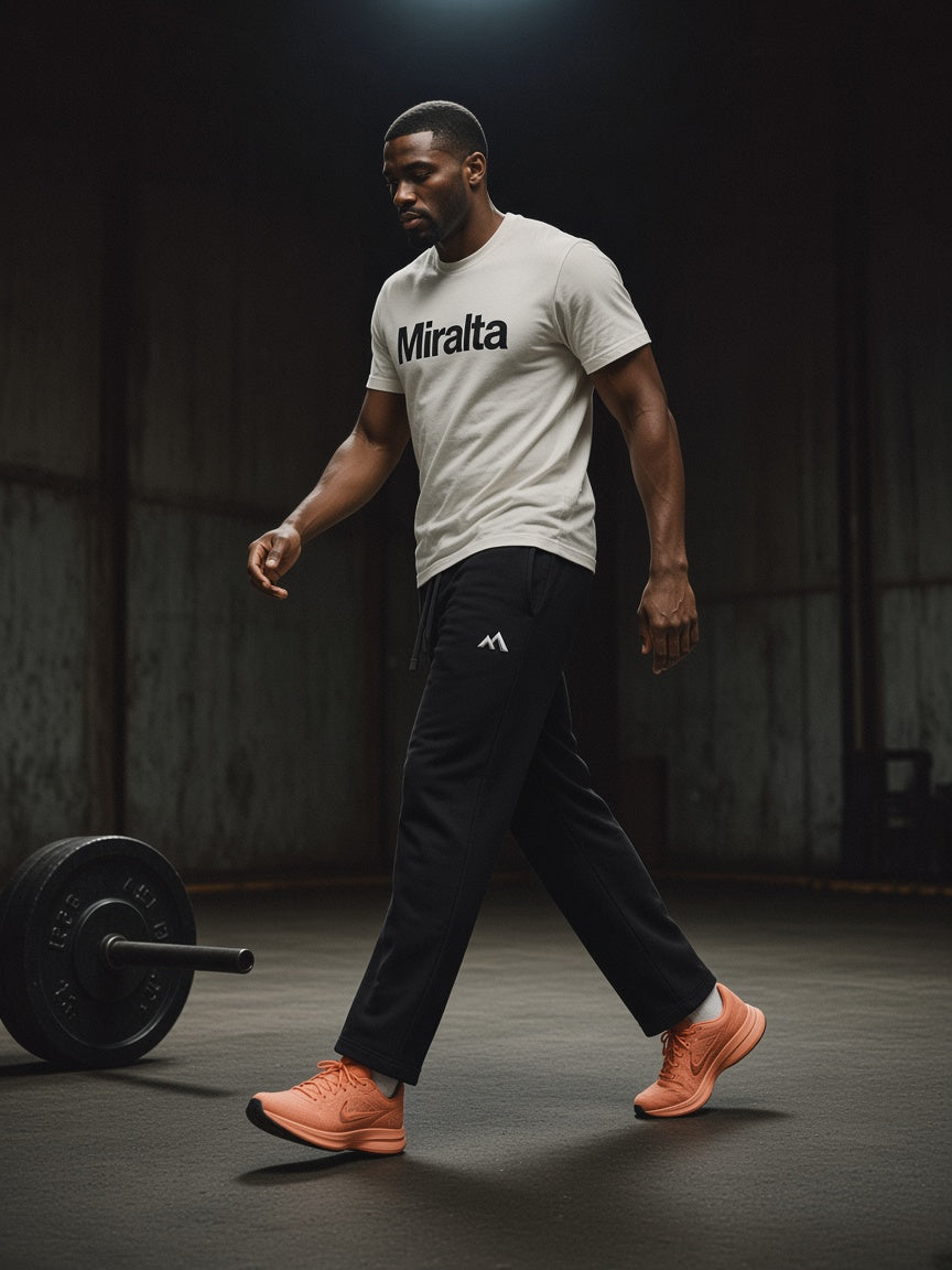 MIRALTA STRAIGHT SWEAT · BLACK